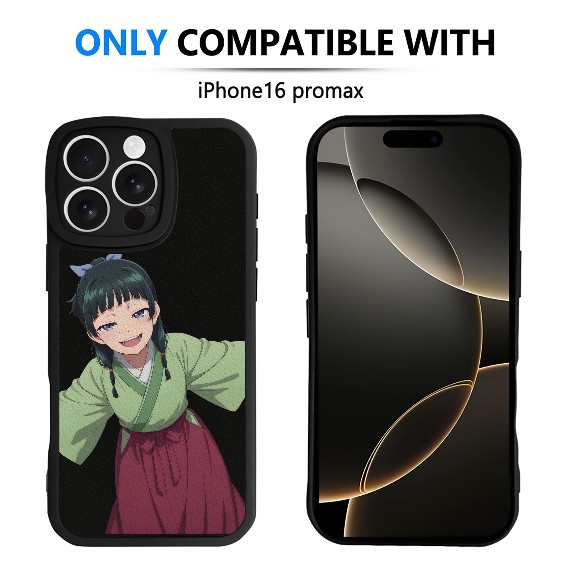 薬屋のひとりごと The Apothecary Diaries 【iPhone 16シリーズ対応】シリコンスマホケース（レザー調） 材質：シリコン